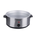 Panela elétrica slow cooker em aço inox 3,5 L 200W Valentina Estoque