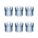 Conjunto de 6 copos para água 340 ml em vidro decorado Dublin Descontos
