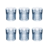 Conjunto de 6 copos para água 340 ml em vidro decorado Dublin Descontos