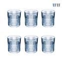 Conjunto de 6 copos para água 340 ml em vidro decorado Dublin Promoção