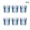 Conjunto de 6 copos para água 340 ml em vidro decorado Dublin Promoção