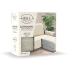Capa para sofá 3 lugares com chaise longue reversível 240x305 cm Lupra Características