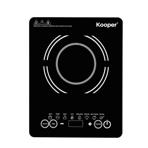 Placa de indução portátil 8 programas ecrã tátil 1500W Tandu Promoção