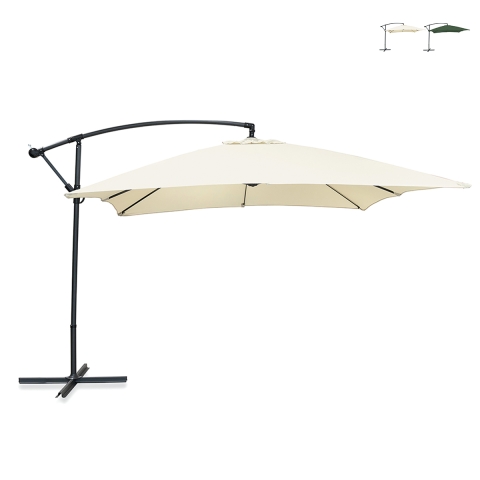 Guarda-sol de jardim 3x3m com braço lateral Kios Promoção