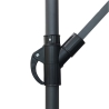 Guarda-sol de jardim 3x3m com braço lateral Kios Preço