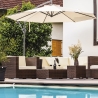 Guarda-sol de jardim 3m com braço descentrado Kios Venda
