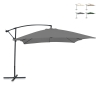 Guarda-sol de jardim 3x2m com braço lateral em aço Kios Oferta