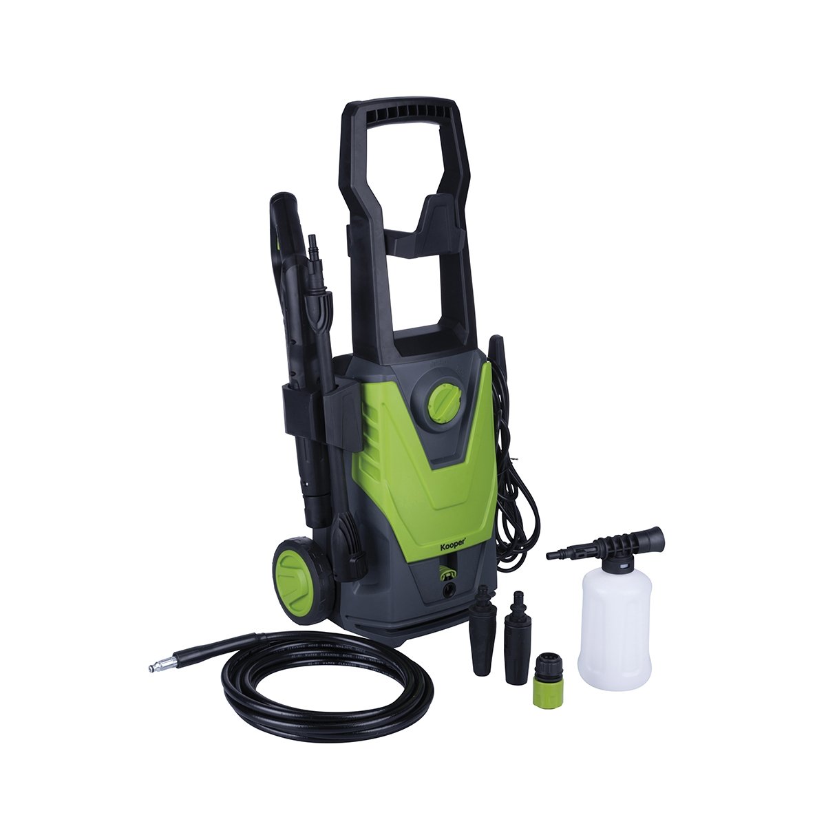 Máquina de Lavagem a Alta Pressão 1800W 135 bar com Lança Ajustável e Rodas Darvo Promoção Máquina de Lavagem a Alta Pressão 1800W 135 bar com Lança Ajustável e Rodas Darvo Promoção
