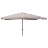 Chapéu de sol de jardim 3x4 com mastro central e abertura por manivela Cuba Oferta