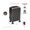 Conjunto de 2 malas 4 rodas 360° com cadeado e fecho duplo Diamond 