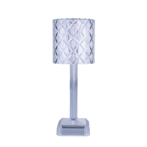 Candeeiro de mesa tátil recarregável 3 intensidades ajustáveis Diamond Palace Promoção