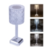 Candeeiro de mesa tátil recarregável 3 intensidades ajustáveis Diamond Palace Oferta