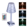Lâmpada touch RGB recarregável com 4 luzes ajustáveis Diamond Crystal Oferta