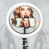 Lâmpada Ring Light para Selfie LED com Suporte para Smartphone Fira 