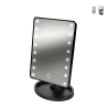 Espelho de maquilhagem de mesa com luzes LED reguláveis Hollywood Promoção