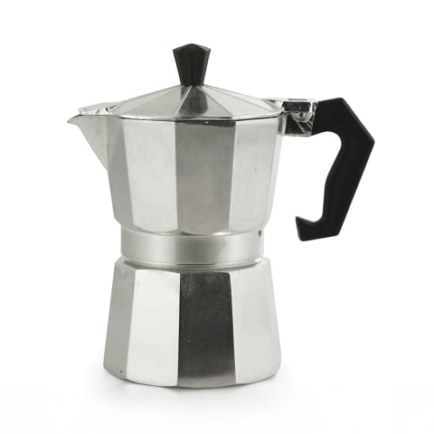 Cafeteira clássica moka para café 3 chávenas em alumínio Morning Promoção