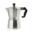 Cafeteira Moka Clássica 1 Chávena de Alumínio Morning para Café Espresso Promoção