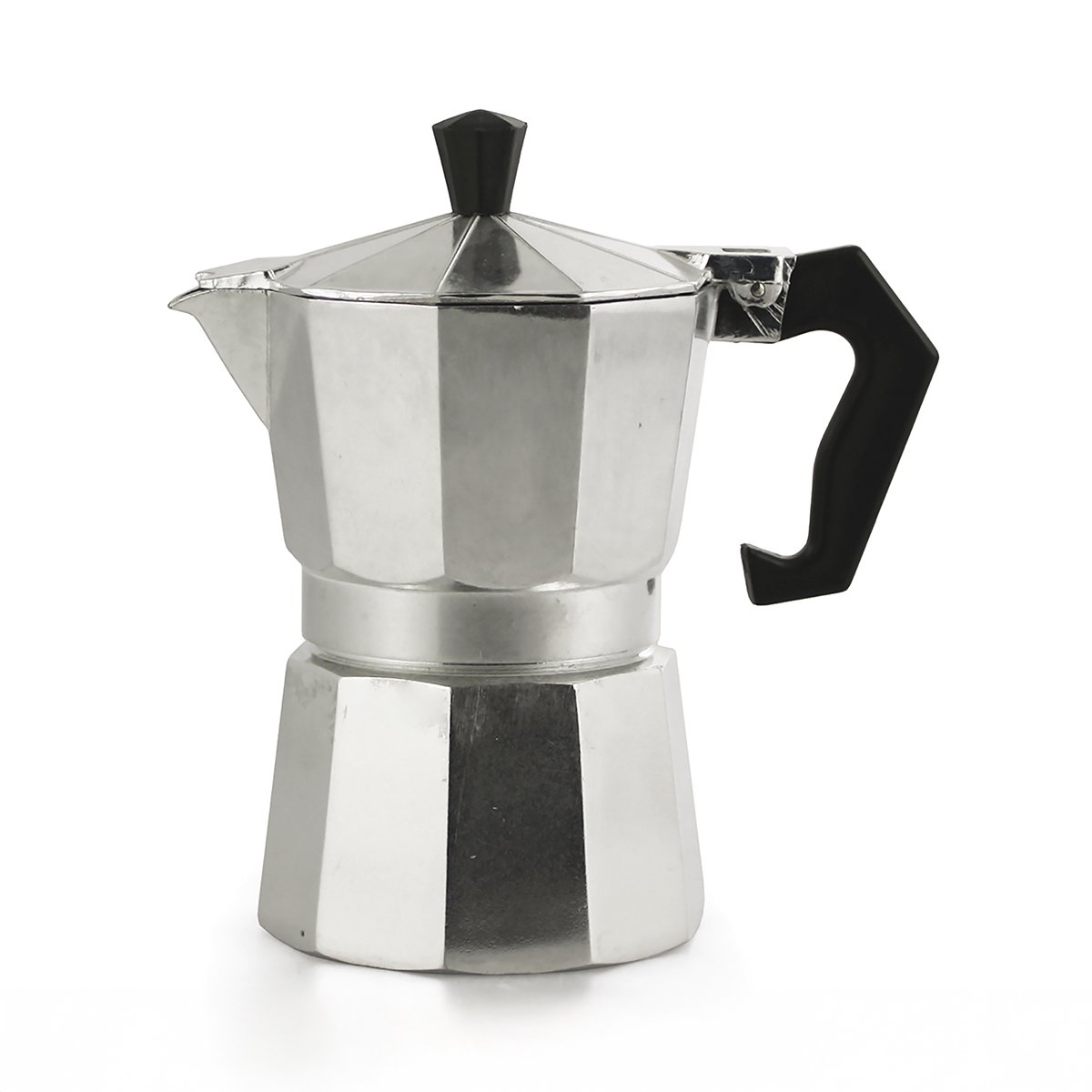 Cafeteira Moka Clássica 1 Chávena de Alumínio Morning para Café Espresso Promoção Cafeteira Moka Clássica 1 Chávena de Alumínio Morning para Café Espresso Promoção