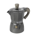 Cafeteira Moka 3 Chávenas em Alumínio com Cabo Efeito Madeira Buon Caffè Promoção