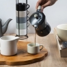 Cafeteira Moka 3 Chávenas em Alumínio com Cabo Efeito Madeira Buon Caffè Venda
