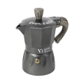 Cafeteira 2 Chávenas em Liga de Alumínio com Cabo Efeito Madeira Buon Caffè Promoção