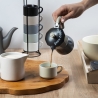 Cafeteira 2 Chávenas em Liga de Alumínio com Cabo Efeito Madeira Buon Caffè Venda