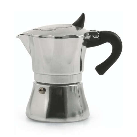 Cafeteira Moka 2 Chávenas em Alumínio Gaia Promoção