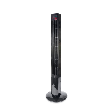 Ventoinha de coluna silenciosa com controlo remoto e temporizador 55W Obelisk Promoção