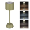 Candeeiro de mesa tátil recarregável com luz regulável Aladina 