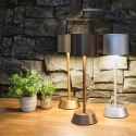 Candeeiro de mesa tátil recarregável com luz regulável Aladina 