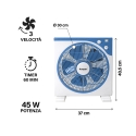 Ventoinha de mesa com temporizador 3 velocidades 45W ArticFresh Escolha