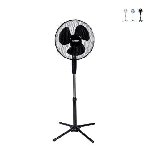 Ventoinha de pé, base em cruz 3 velocidades 45 W 133cm ArticFresh Promoção