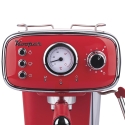 Máquina de Café Expresso para Café Moído, Vaporizador de Leite 15 Bar 1100W Roki Modelo