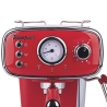 Máquina de Café Expresso para Café Moído, Vaporizador de Leite 15 Bar 1100W Roki Modelo