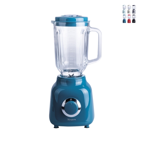 Liquidificador Elétrico 500W Jarro de Vidro 1,5L Lâminas de Aço Inox Dari Promoção