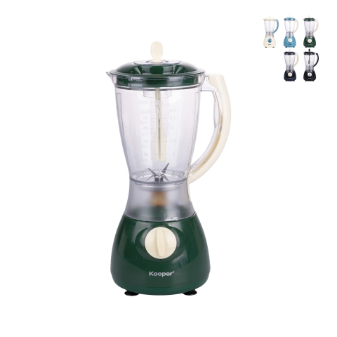Liquidificadora elétrica 1,8L com 4 velocidades e lâminas em aço inoxidável Miyu Promoção