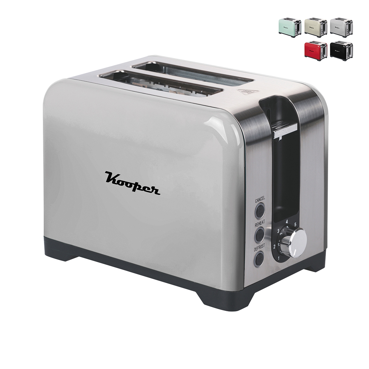 Torradeira estilo vintage 2 ranhuras com função de temporizador e descongelação Tepak Estoque Torradeira estilo vintage 2 ranhuras com função de temporizador e descongelação Tepak Estoque