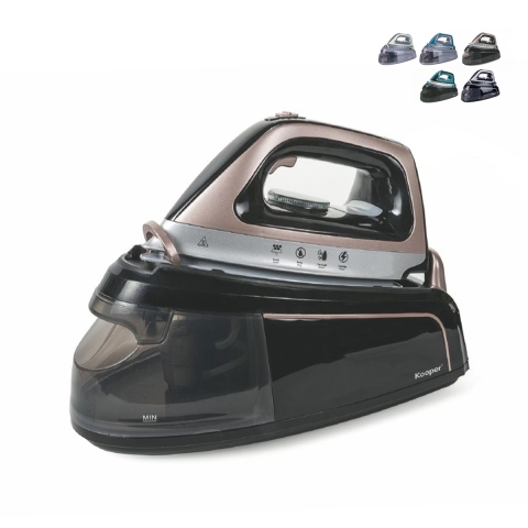 Ferro a vapor com caldeira 2400W base em cerâmica Skyfall Vapor Promoção