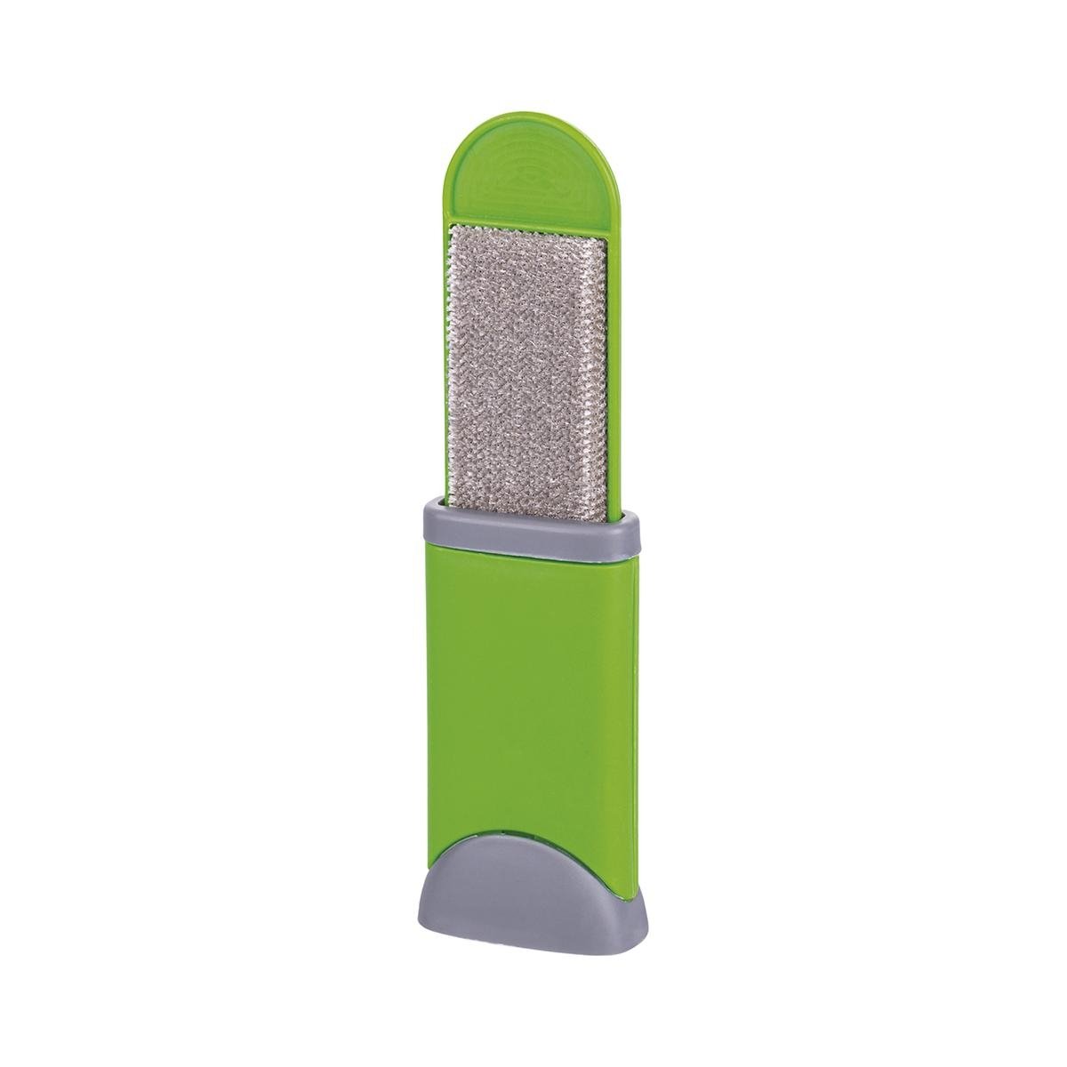 Escova Removedora de Pelos para Tecidos com Base Autolimpante Double Brush Promoção Escova Removedora de Pelos para Tecidos com Base Autolimpante Double Brush Promoção