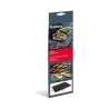Conjunto de 2 tapetes para churrasco 40x33cm antiaderentes protetores Fira Saldos