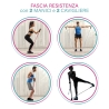 3 bandas elásticas para treino de resistência com pegas e tornozeleiras Alea Características