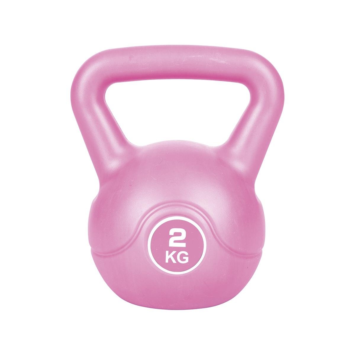 Kettlebell 2Kg com pega antideslizante para exercícios de fitness Tibor Promoção Kettlebell 2Kg com pega antideslizante para exercícios de fitness Tibor Promoção