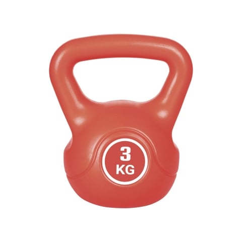 Kettlebell 3 Kg antiderrapante para exercícios de fortalecimento muscular Makro Promoção