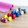 Halter de 4 Kg para ginásio hexagonal antirrolamento Pushara Venda