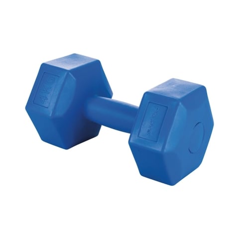 Halter de 4 Kg para ginásio hexagonal antirrolamento Pushara Promoção