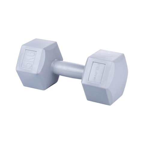 Halter 5 Kg hexagonal anti-rolamento para ginásio Dynaro Promoção