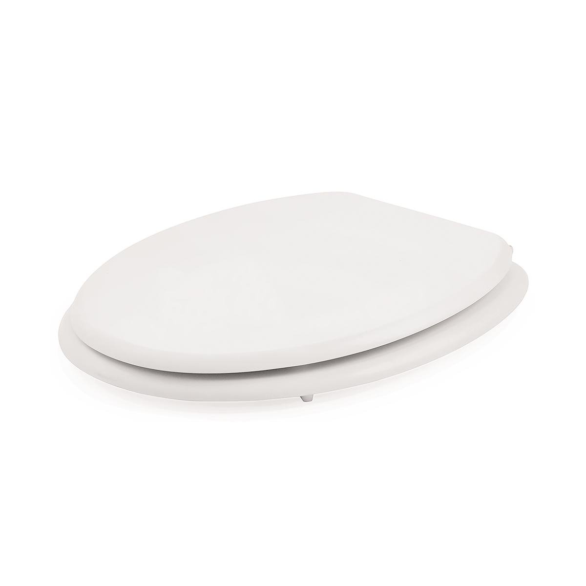 Assento sanitário universal MDF branco acetinado Tunai Promoção Assento sanitário universal MDF branco acetinado Tunai Promoção