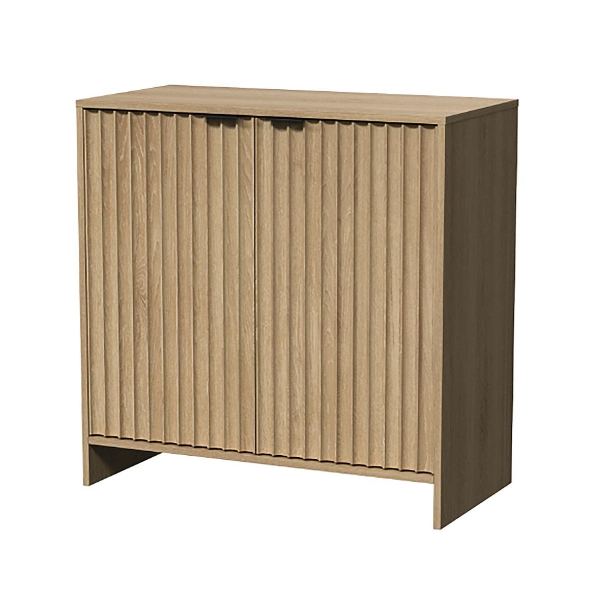 Móvel em madeira para sala, cozinha ou escritório com 2 portas 80x40x72cm Yuva Promoção Móvel em madeira para sala, cozinha ou escritório com 2 portas 80x40x72cm Yuva Promoção