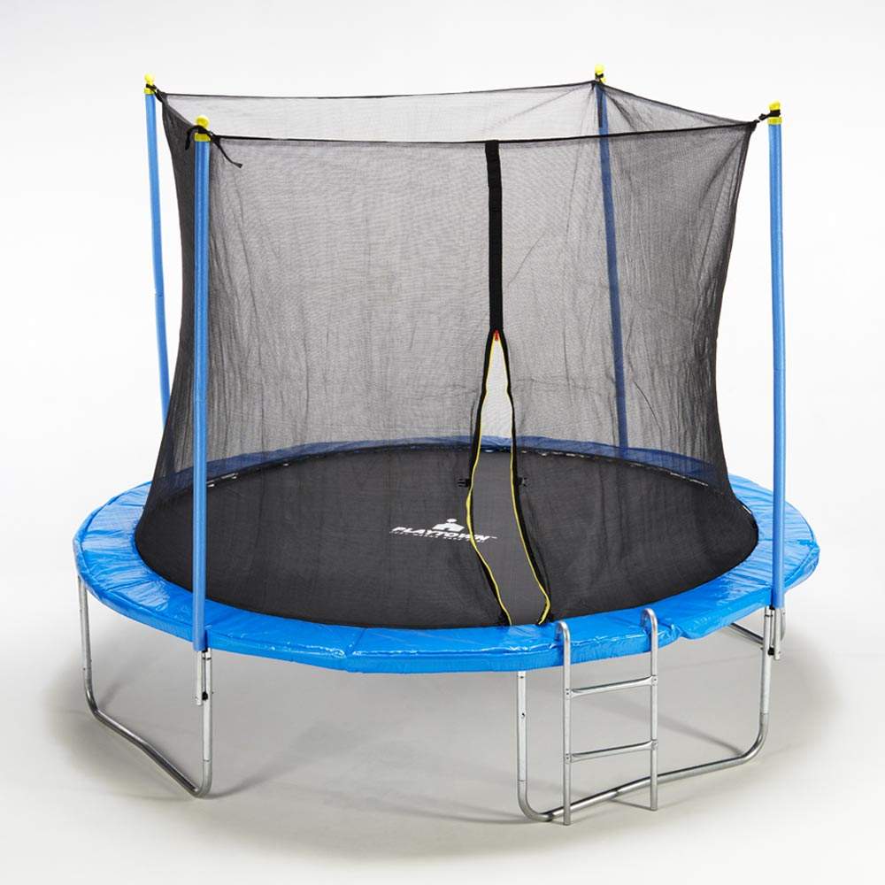 Trampolim Redondo de Jardim Diâmetro 366cm Rede de Proteção Kangaroo XL