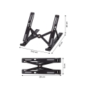 Suporte ajustável e dobrável para PC e laptop Lumoa Modelo